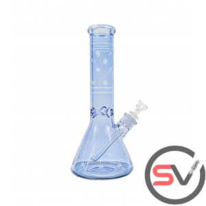 STAR LIGHT GLASS BEAKER 14inch - BLUE